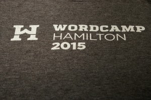 WordCamp Hamilton 2015 Tshirt